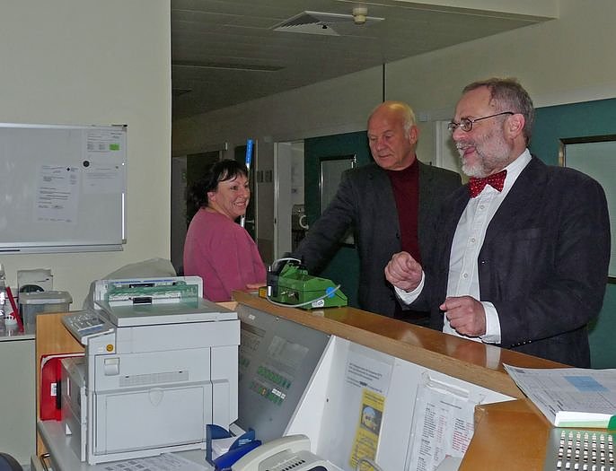 Bild: Landrat im Krankenhaus