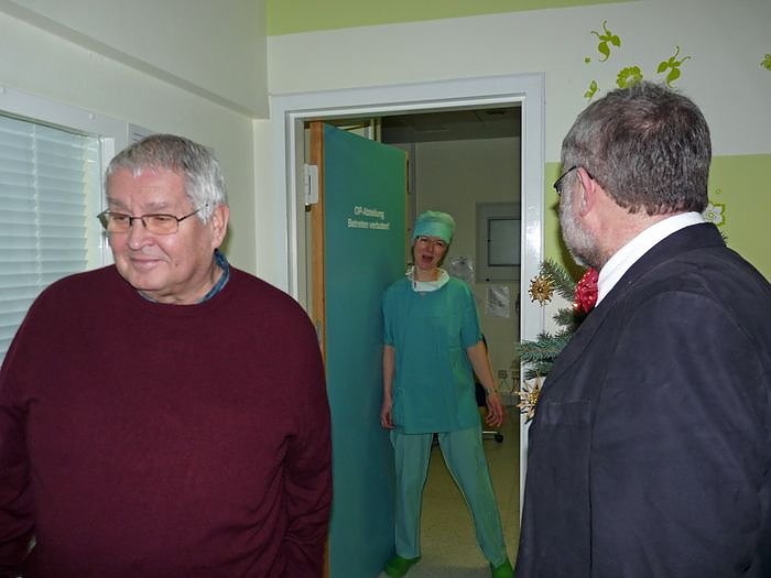 Bild: Landrat im Krankenhaus