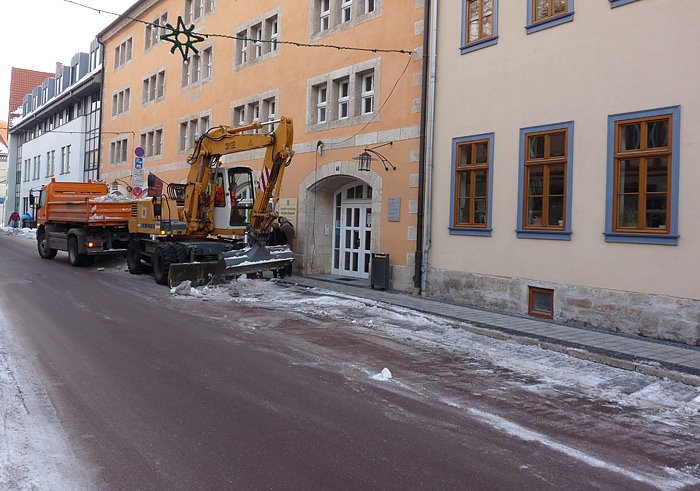 Bild: Schneer&auml;umung Innenstadt