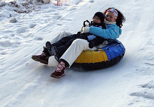 Bild: Snowtubing