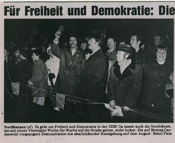 Bild: Udo Pichel zur Wendezeit