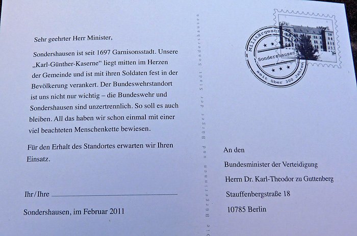 Bild: Unterschriftenaktion begonnen 