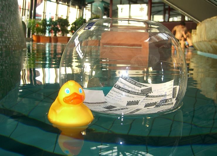 Bild: Flimmern auf dem Wasser