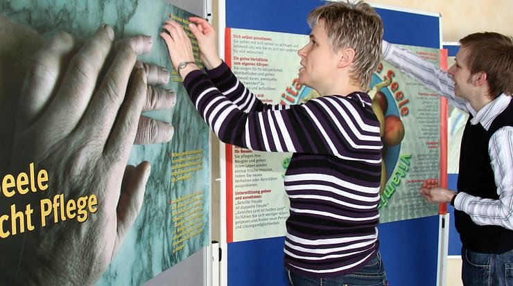 Bild: Ausstellung wird vorbereitet