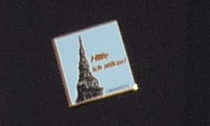 Bild: Plakette-Turm