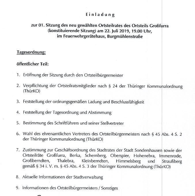 Bild: Meldungen aus der Stadtverwaltung