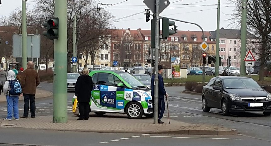 Bild: Au&szlig;ergew&ouml;hnlicher Parkplatz