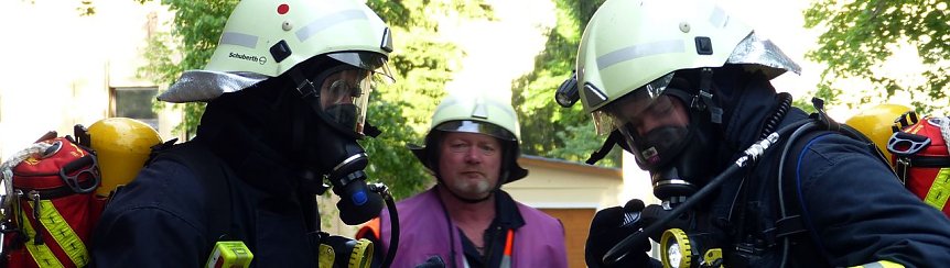 Bild: Einsatz in der Riemannstra&szlig;e