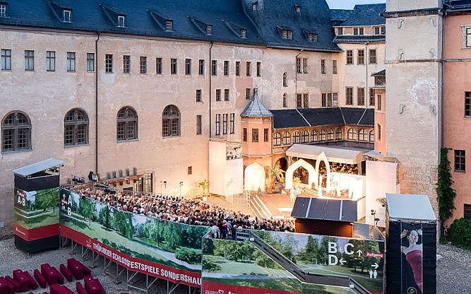 Bild: Blick in den Schlosshof