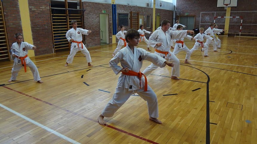 Bild: Erst die Schule, dann das Training