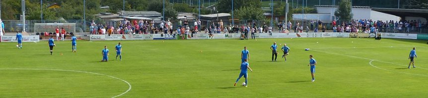 Bild: Warmmachen der blau-wei&szlig;en