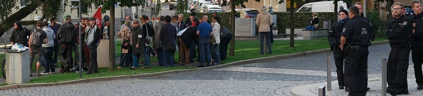 Bild: Demo in Nordhausen