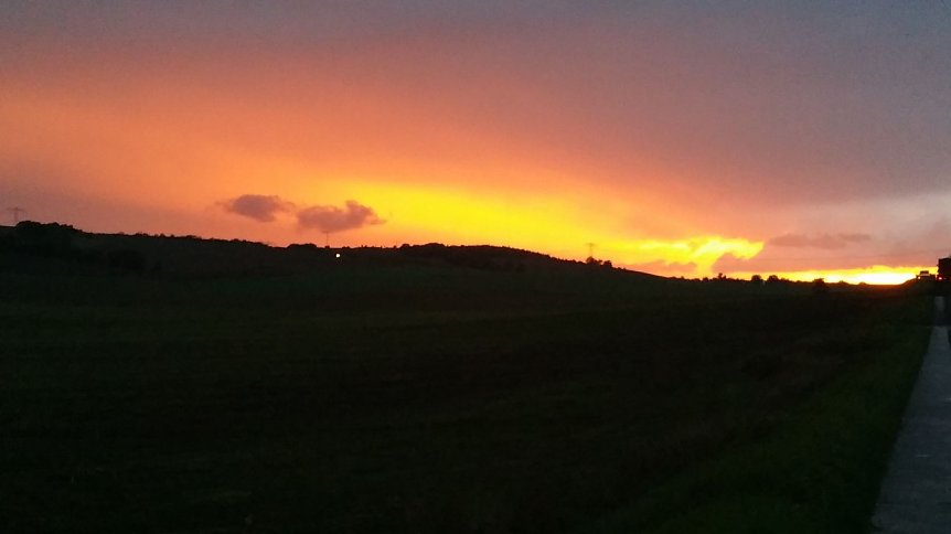 Bild: Abendgl&uuml;hen