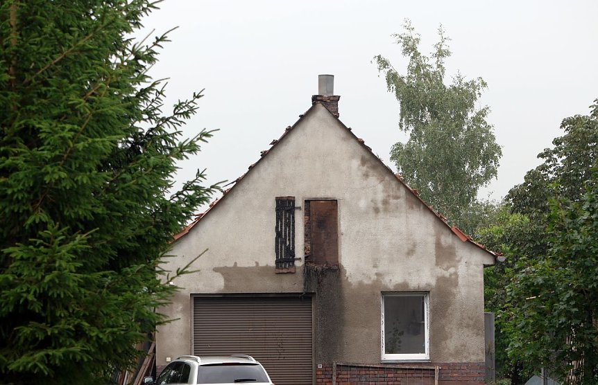 Bild: Dachstuhlbrand in Nordhausen