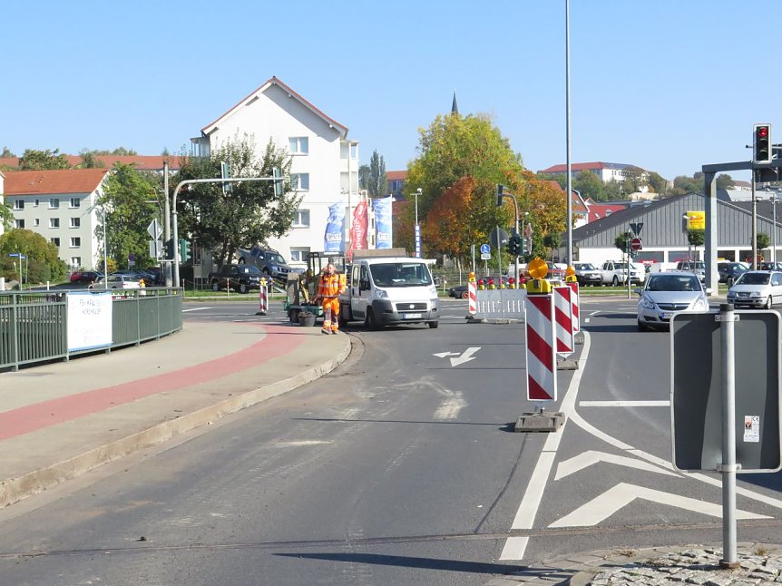 Bild: Baustelle wird vorbereitet