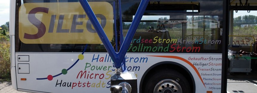 Bild: St&ouml;raussendungen des E-Busses werden gemessen
