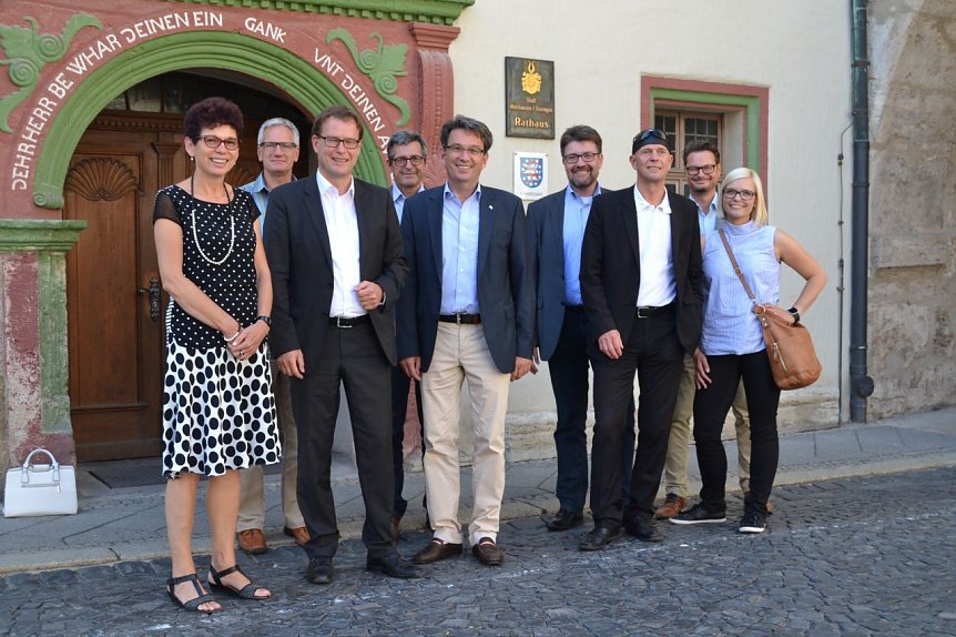 Bild: Verwaltungsspitze der Stadt Soest zu Gast in M&uuml;hlhausen