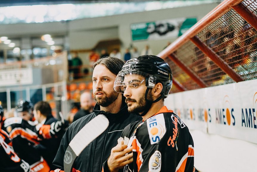 Bild: Max Bauer mit Trainer Norbert Pascha