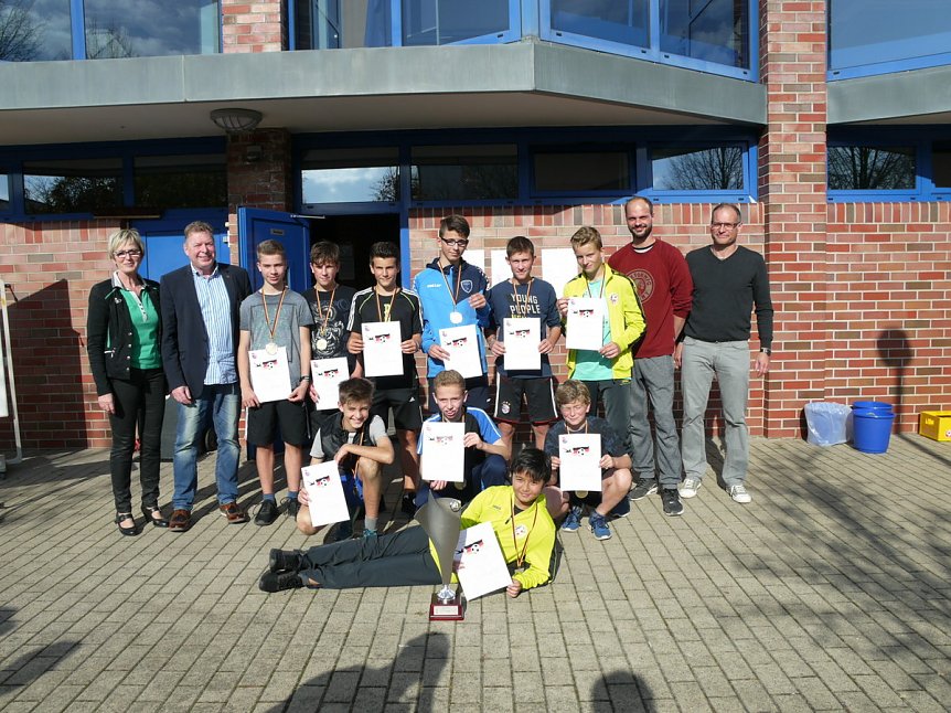 Bild: Siegerteam Gymnasium Leinefelde