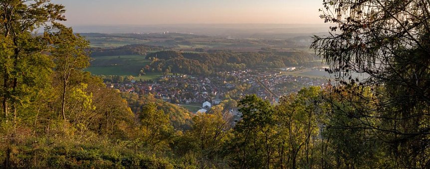 Bild: Blick auf Ilfeld von der Wetterfahne aus