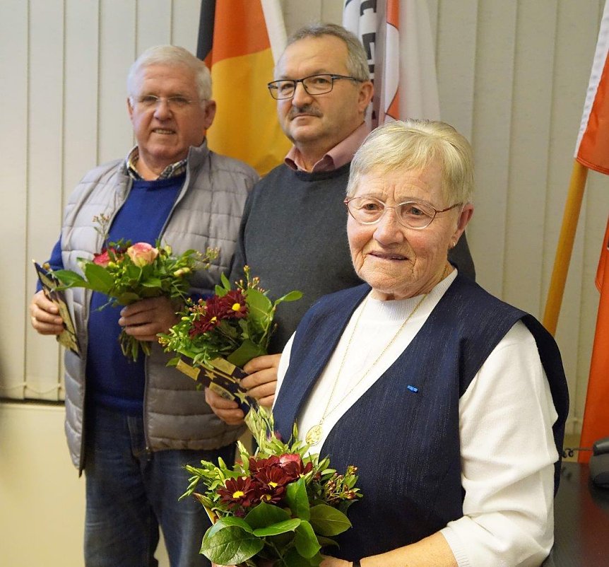 Bild: Inge Eisen&auml;cher, J&ouml;rg Schmidt und Karl-Heinz Flohr  (v.r.n.l.)