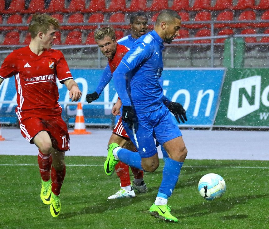 Bild: Chaftar im Spiel gegen Halberstadt