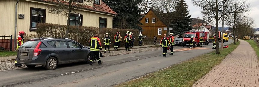 Bild: Unfall in Niedersachswerfen