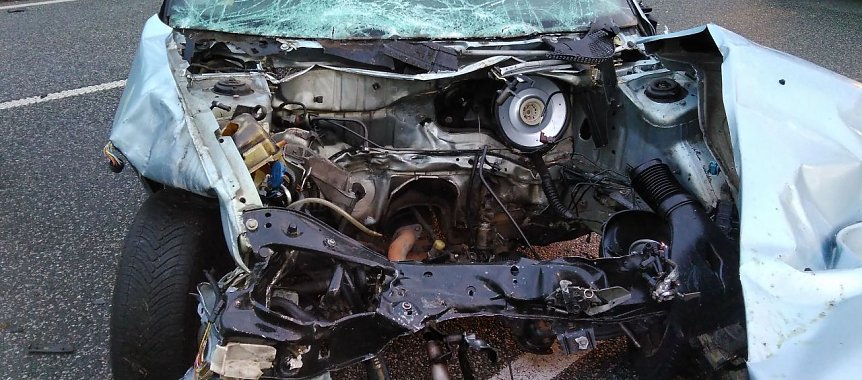 Bild: Schwerer Unfall mit get&ouml;teter Person