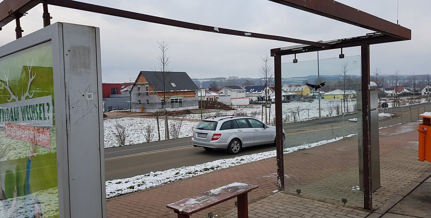 Bild: Hier macht das Warten auf die Stra&szlig;enbahn keinen Spa&szlig;