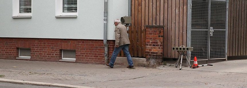 Bild: Ab und zu wird auch mal in der Bochumer Stra&szlig;e gemessen