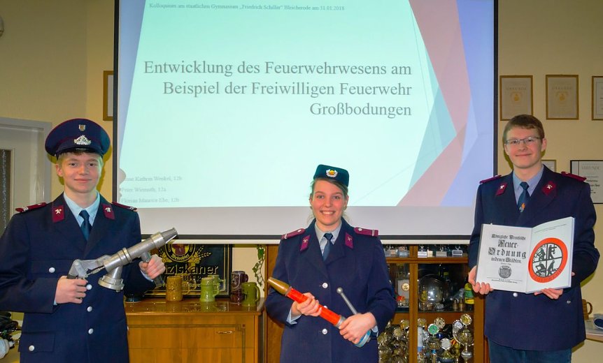 Bild: Kolloquien am Schillergymnasium Bleicherode