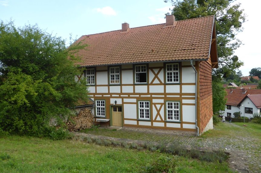 Bild: Die Dichterst&auml;tte von der Hofseite her