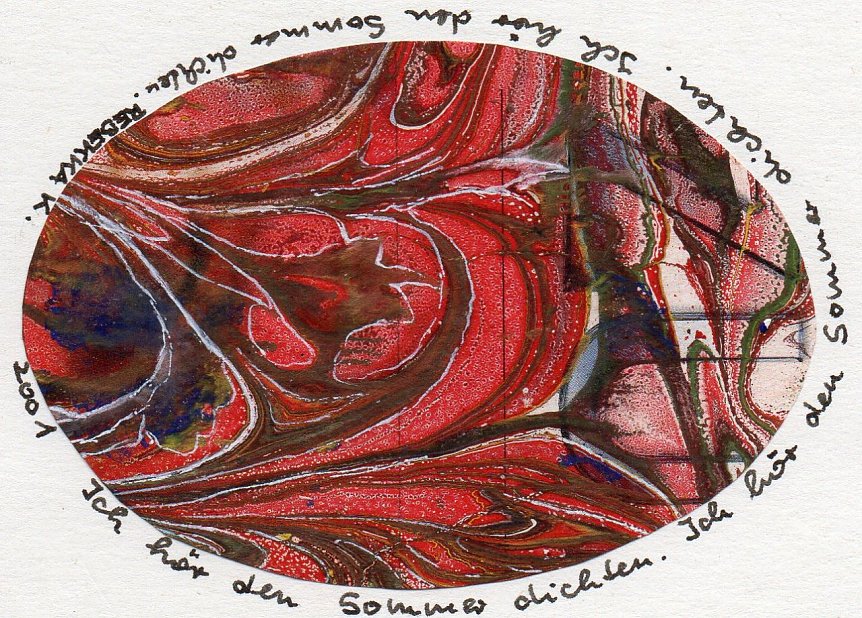 Bild: Marmorpapier zu Ostern