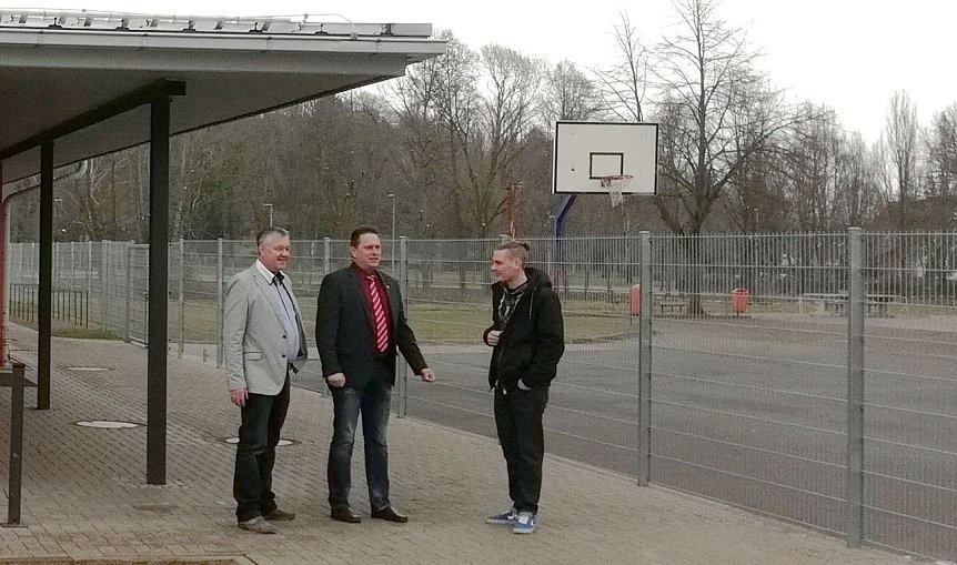 Bild: Von links: Schlichting, Ehrhold, Schminkel