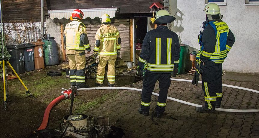 Bild: Brand in der Stolberger Stra&szlig;e