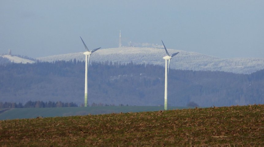 Bild: Blick zum Brocken