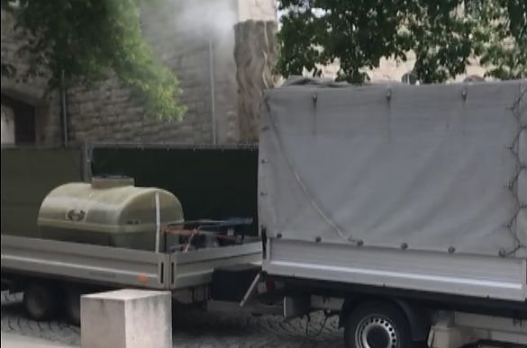 Bild: Scheinbaustelle