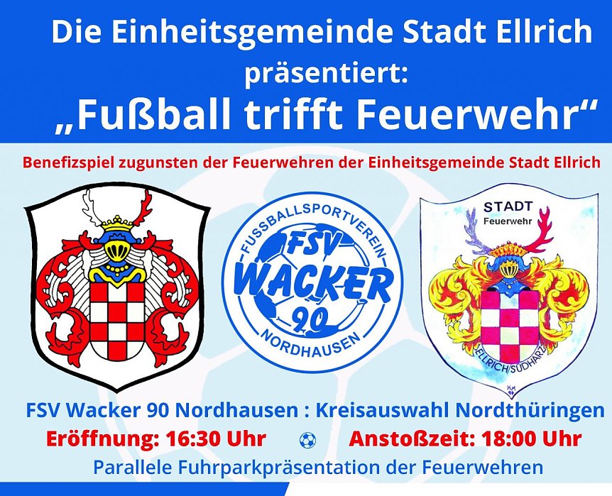 Bild: Plakat zum Benefizspiel