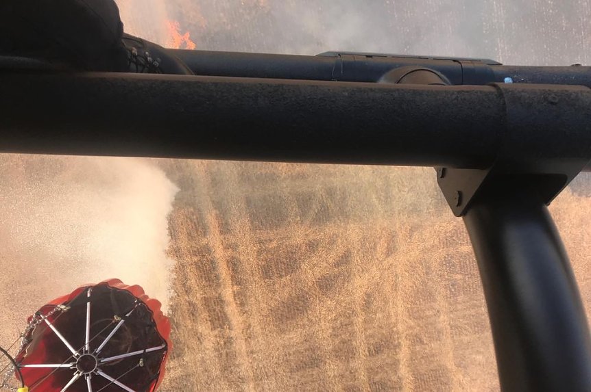 Bild: Bild aus dem Helikopter
