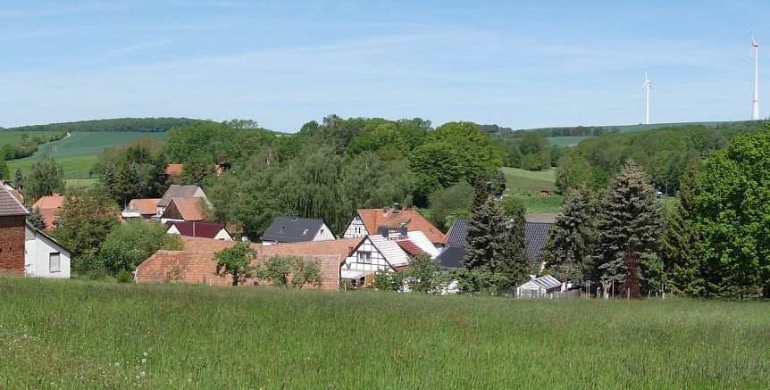 Bild: Blick auf Hochstedt