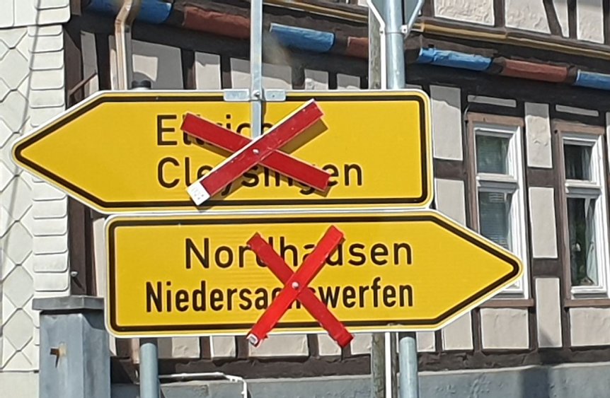 Bild: Wo lang?