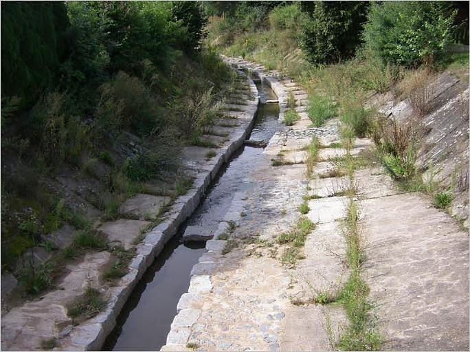 Bild: Fischtreppe im Ort