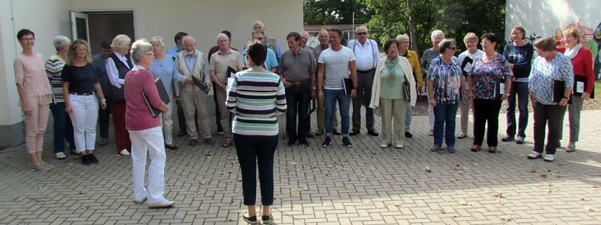 Bild: Mal woanders geprobt