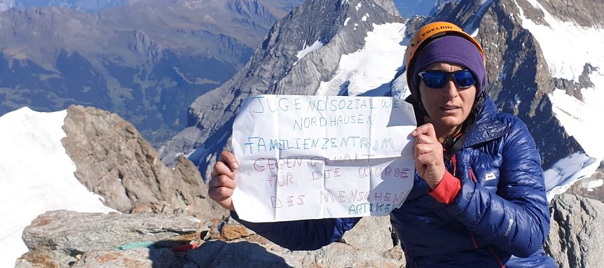 Bild: PR-Aktion 4.000 Meter H&ouml;he