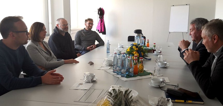 Bild: Besuch bei Schachtbau
