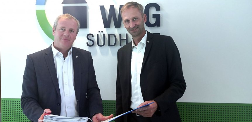 Bild: Vorst&auml;nde der WBG: Steffen Loup und Sven D&ouml;rmann