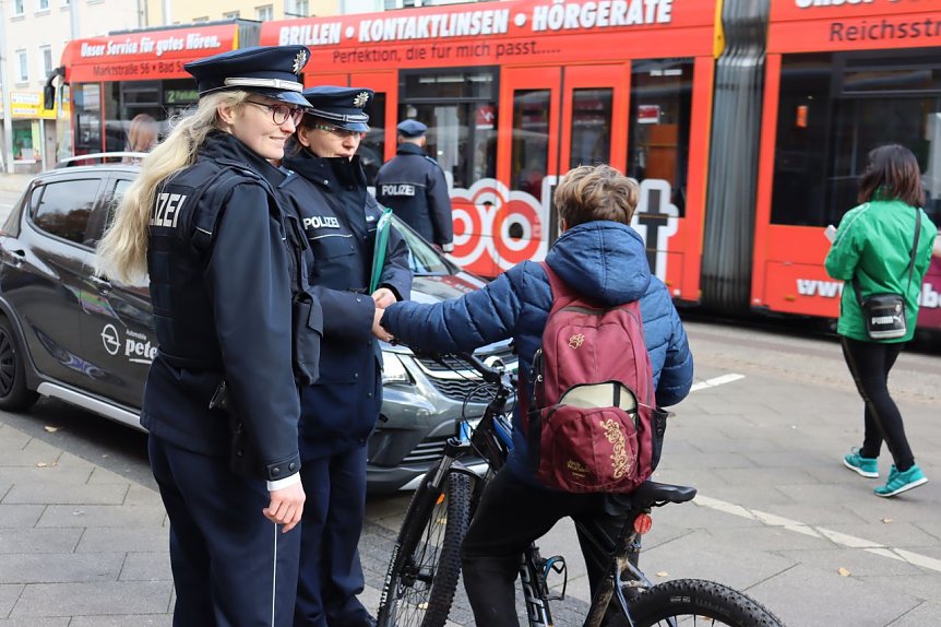 Bild: Fahrradkontrolle in Nordhausen