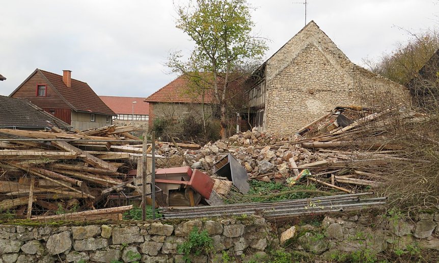 Bild: "Schlachtfeld" in Liebenrode
