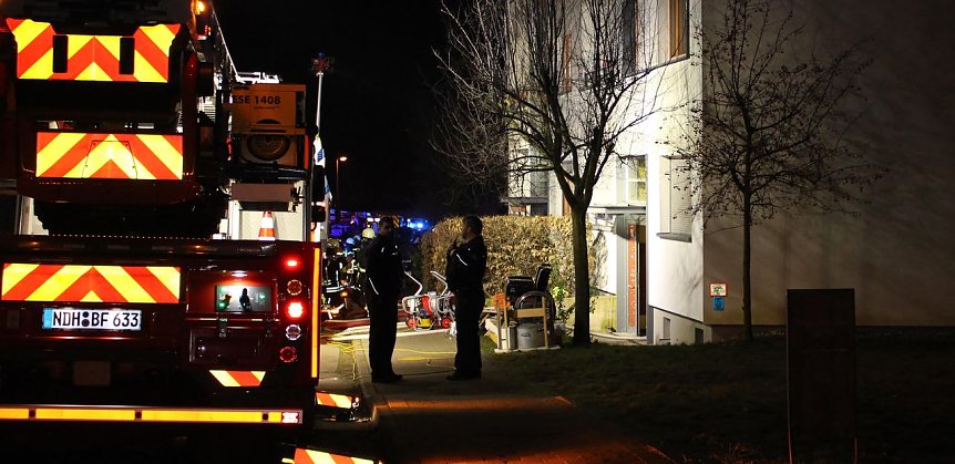 Bild: Feuerwehren gestern Abend im Einsatz