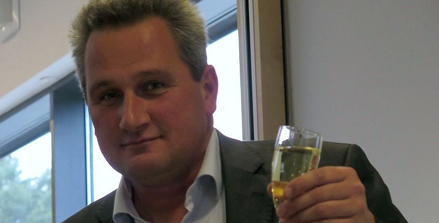 Bild: Dr. Wagner beim Abschied aus Nordhausen